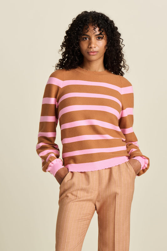 TRUI - Striped Sugar Brown