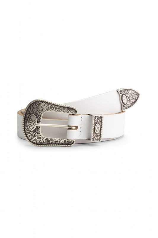 POM Amsterdam Belts RIEM - Billie Leather White