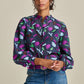 POM Amsterdam Blouses BLOUSE - Featherfest blue