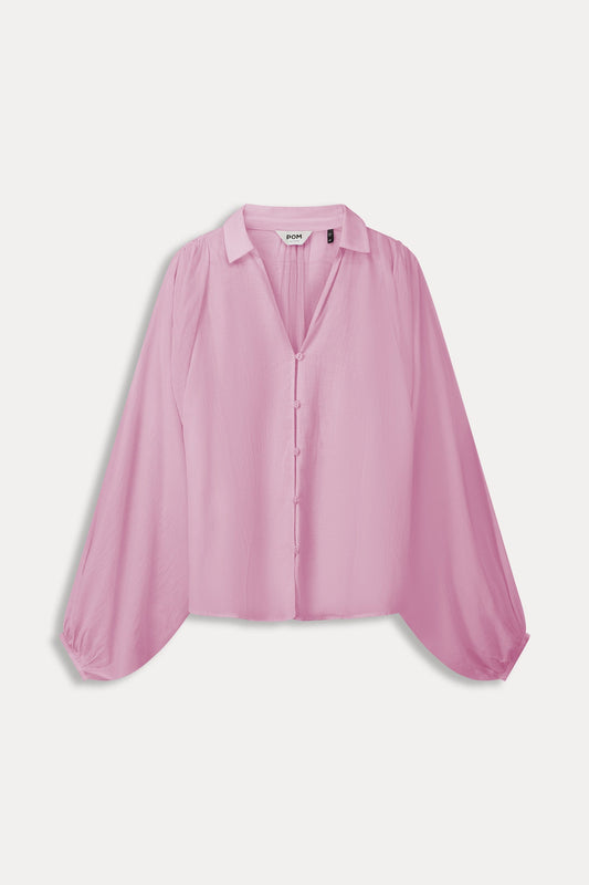 POM Amsterdam Blouses BLOUSE - Lena Rose Pink