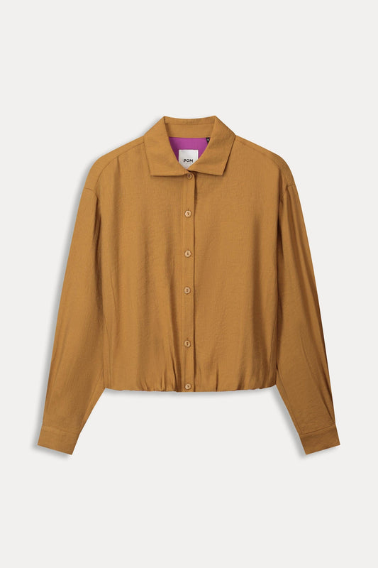 POM Amsterdam Blouses BLOUSE - Sugar Brown