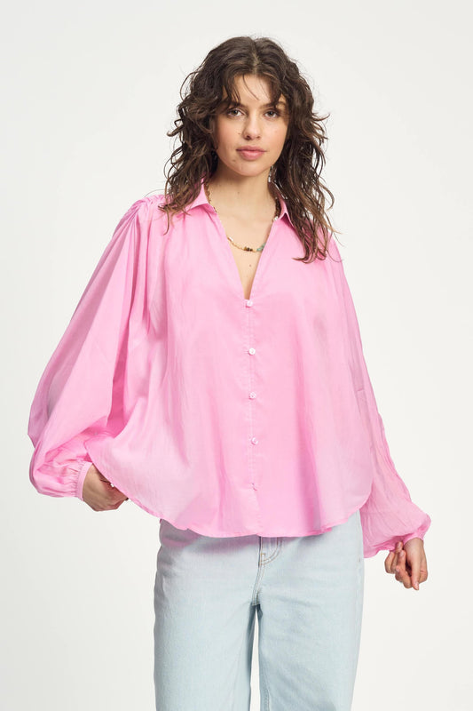 POM Amsterdam Blouses Pink / 34 BLOUSE - Lena Rose Pink