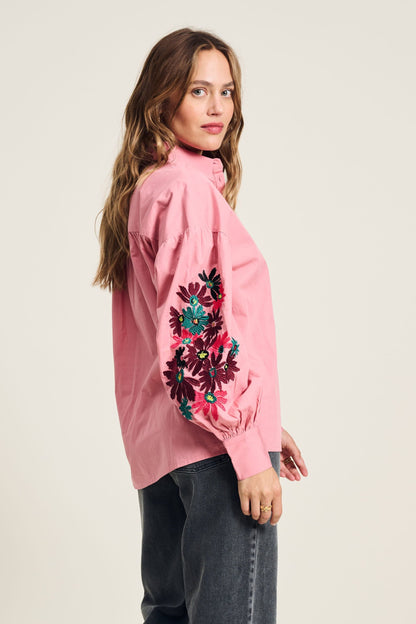 POM Amsterdam Blouses Pink / 34 BLOUSE - Maxime Dusty Pink