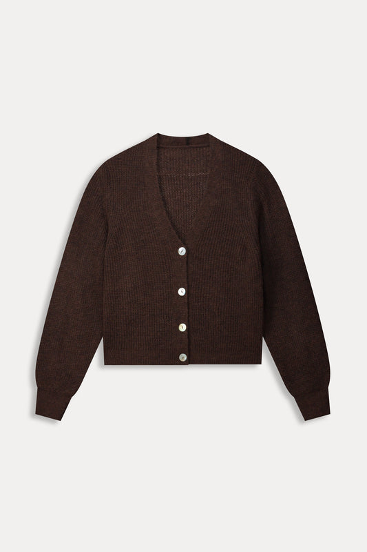 POM Amsterdam Cardigans VEST - Brown