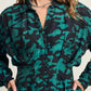 POM Amsterdam Dresses JURK - Camo Teal Green