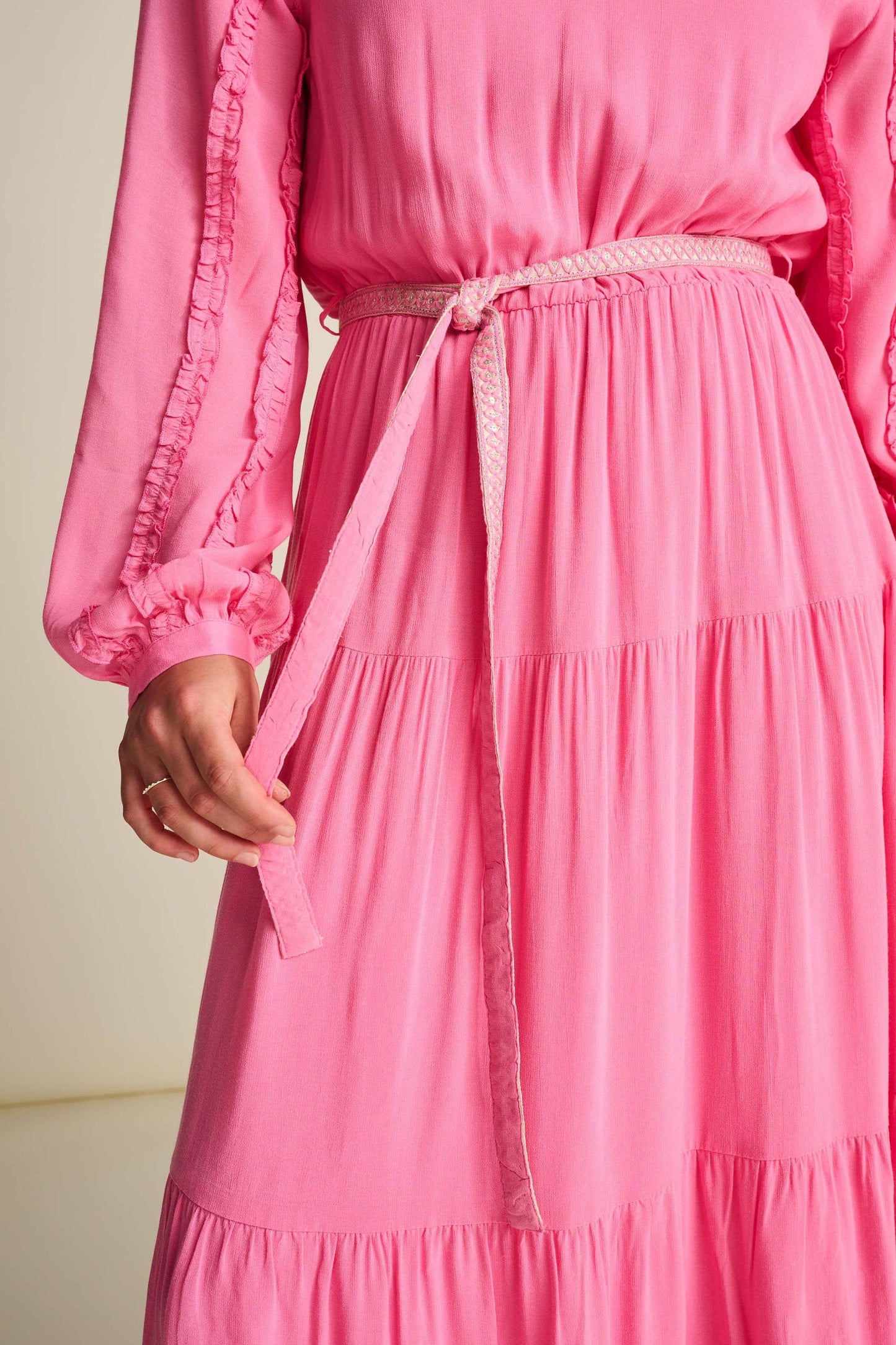 POM Amsterdam Dresses JURK - Georgie Blooming Pink