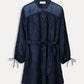 POM Amsterdam Dresses JURK - Jacquard Midnight Blue