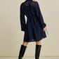 POM Amsterdam Dresses JURK - Jacquard Midnight Blue