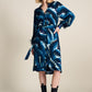 POM Amsterdam Dresses JURK - Jada Feathers Blue