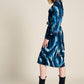 POM Amsterdam Dresses JURK - Jada Feathers Blue