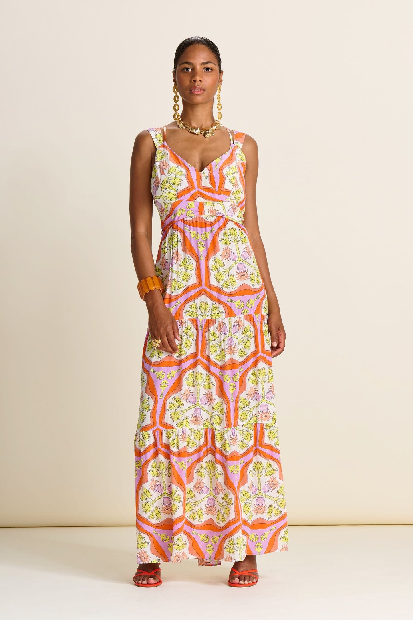 POM Amsterdam Dresses JURK - Strap Marrakesh Summer