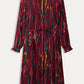 POM Amsterdam Dresses JURK - Woody Burgundy Red