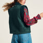 POM Amsterdam Gilets GILET - Lammy Teal Green