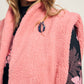 POM Amsterdam Gilets GILET - Teddy Dusty Pink