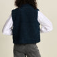 POM Amsterdam Gilets GILET - Teddy Love Navy