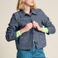 POM Amsterdam Jackets JACKET - Tweed Blue