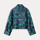 POM Amsterdam Jackets JAS - Floral Jacquard Fresh Blue