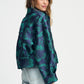 POM Amsterdam Jackets JAS - Floral Jacquard Fresh Blue