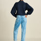 POM Amsterdam Jeans JEANS - Eline Straight Mid Blue