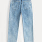 POM Amsterdam Jeans JEANS - Eline Straight Mid Blue