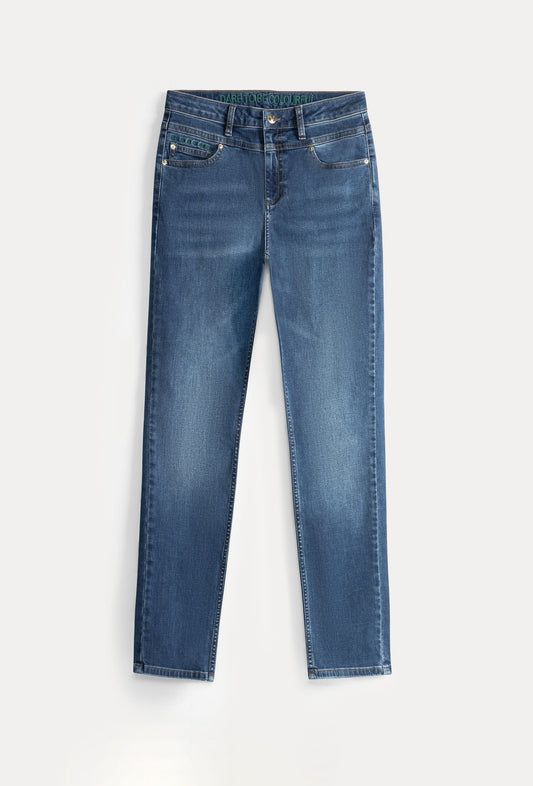 POM Amsterdam Jeans JEANS - Elize Slim Dark Blue