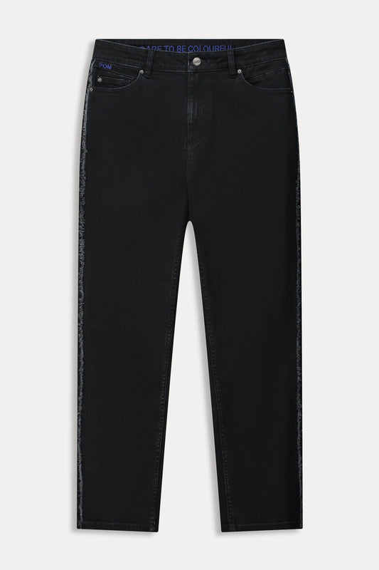 POM Amsterdam Jeans JEANS - Tapered Washed Black