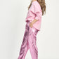 POM Amsterdam Pants BROEK - Metallic Pink