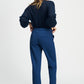 POM Amsterdam Pants BROEK - Tapered Sapphire Blue