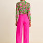 POM Amsterdam Pants BROEK - Wide Leg Pink Glow