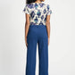 POM Amsterdam Pants BROEK - Wide Leg Sapphire Blue