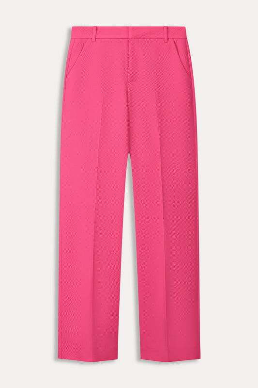 POM Amsterdam Pants BROEK - Wide Leg Vibrant Pink