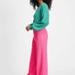 POM Amsterdam Pants BROEK - Wide Leg Vibrant Pink