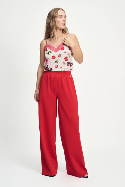 POM Amsterdam Pants Red / 34 BROEK - Scarlet Red Summer