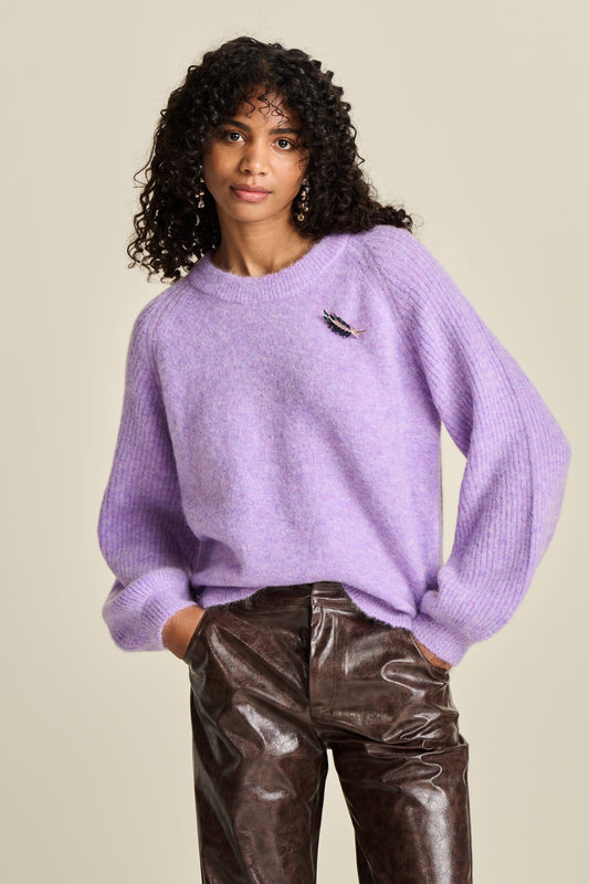 POM Amsterdam Pullovers Purple / 34 TRUI - Lavender