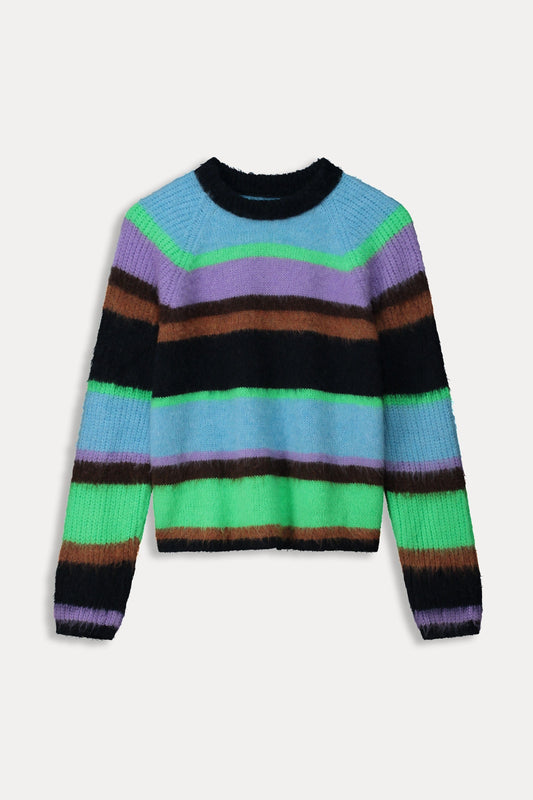 POM Amsterdam Pullovers TRUI - Brushed Stripes