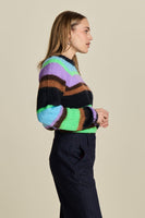 POM Amsterdam Pullovers TRUI - Brushed Stripes