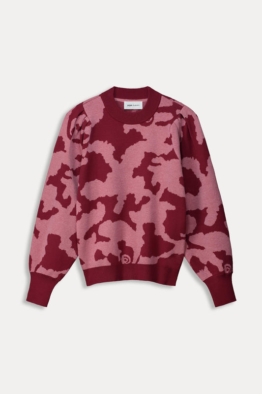 POM Amsterdam Pullovers TRUI - Camo Red