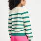 POM Amsterdam Pullovers TRUI - Striped Fresh Green