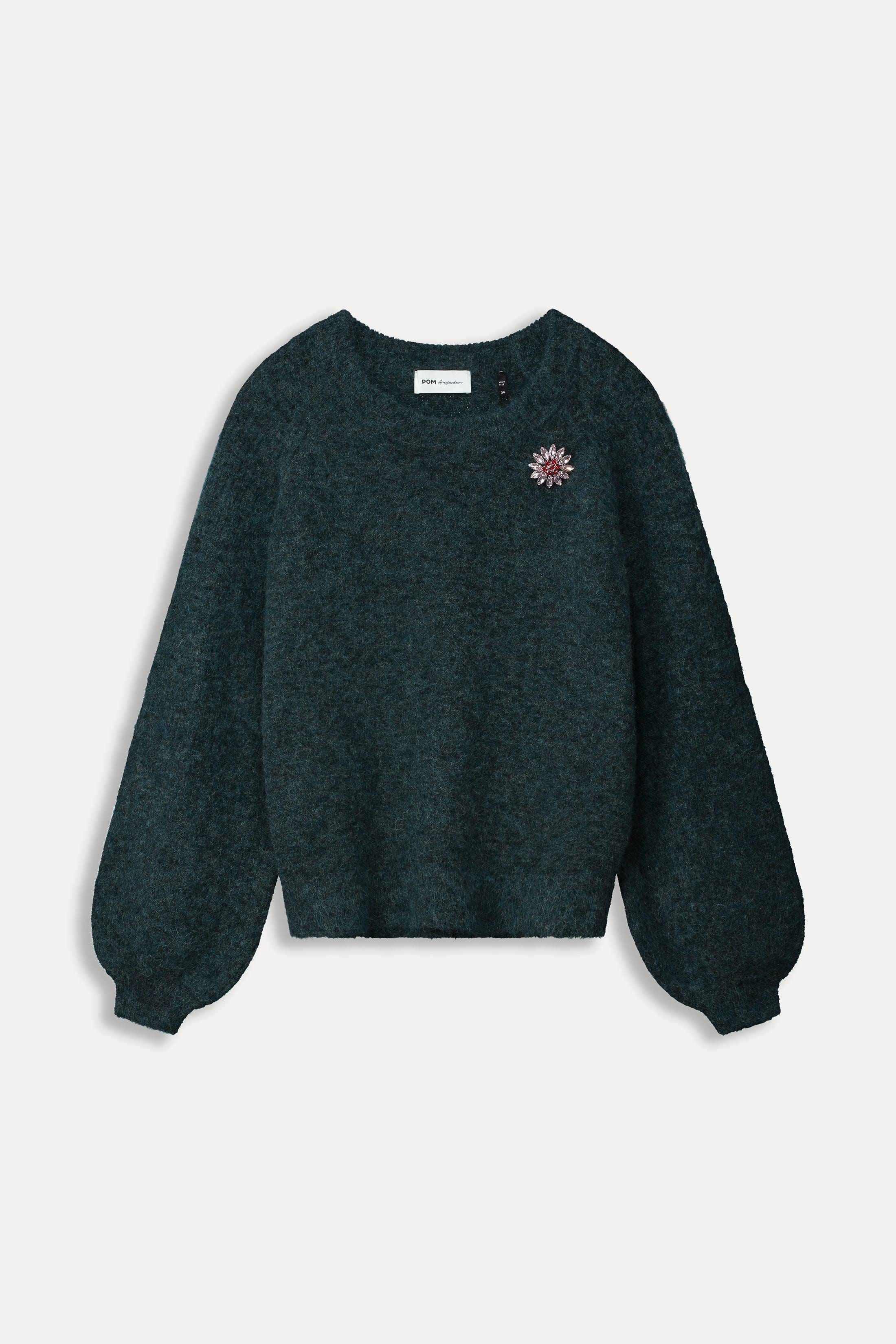 POM Amsterdam Pullovers TRUI - Teal Green