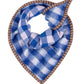 POM Amsterdam Shawls Blue / OS SJAAL - Checks Blue Lavender