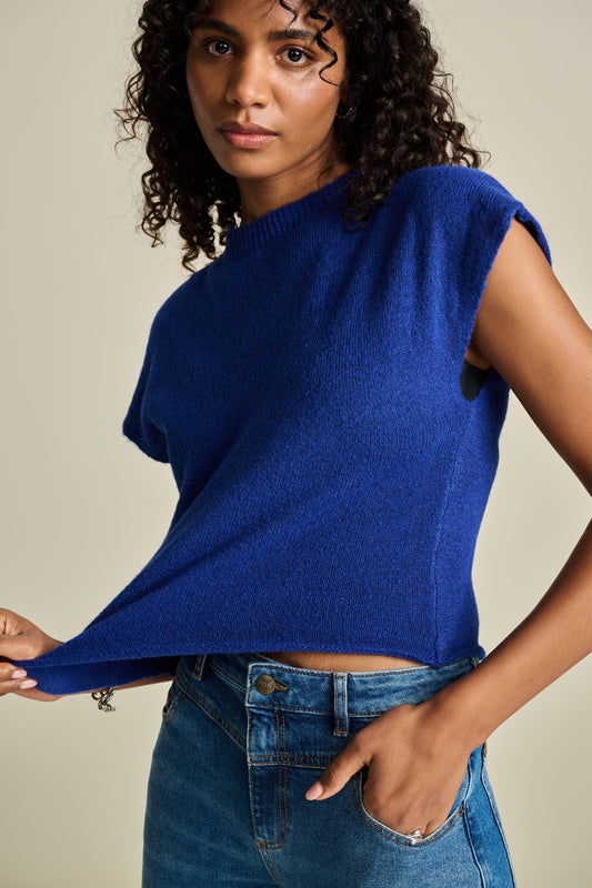 POM Amsterdam Tops Blue / 36 TOP - Bright Blue