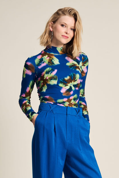 POM Amsterdam Turtlenecks Blue / 34 TOP - Butterfly Blue