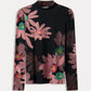 POM Amsterdam Turtlenecks TOP - Big Blooming Pink