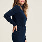 POM Amsterdam Turtlenecks TOP - Festive Blue